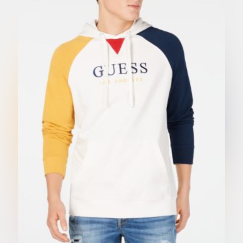 Guess Los Angeles Men’s White Hoodie, Size: Small